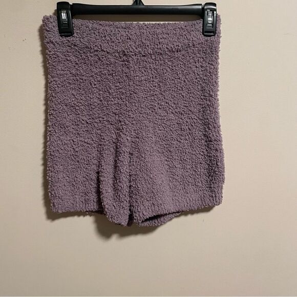 Aritzia The Group Babaton Retrea Fuzzy Lounge Short Purple- Size Small - Picture 3 of 11